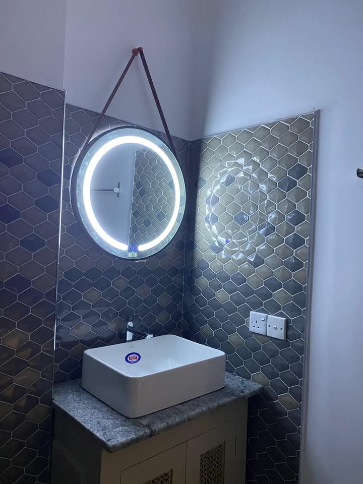 Modern Bathroom Sink and Mirror